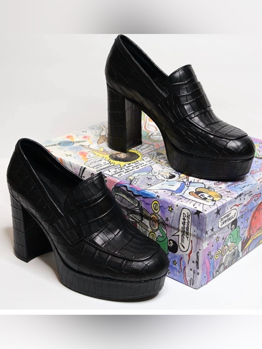 Jeffrey Campbell x Free People Platform Loafers size 9.5